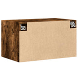 Wandkast 70x42,5x40 cm bewerkt hout gerookt eikenkleurig - AllerleiShop