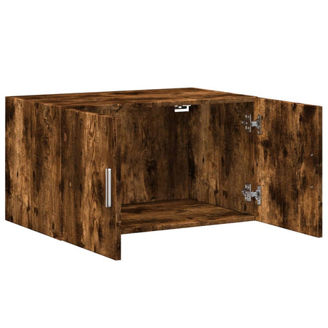 Wandkast 70x42,5x40 cm bewerkt hout gerookt eikenkleurig - AllerleiShop