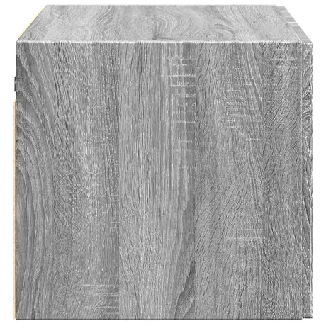 Wandkast 70x42,5x40 cm bewerkt hout grijs sonoma - AllerleiShop