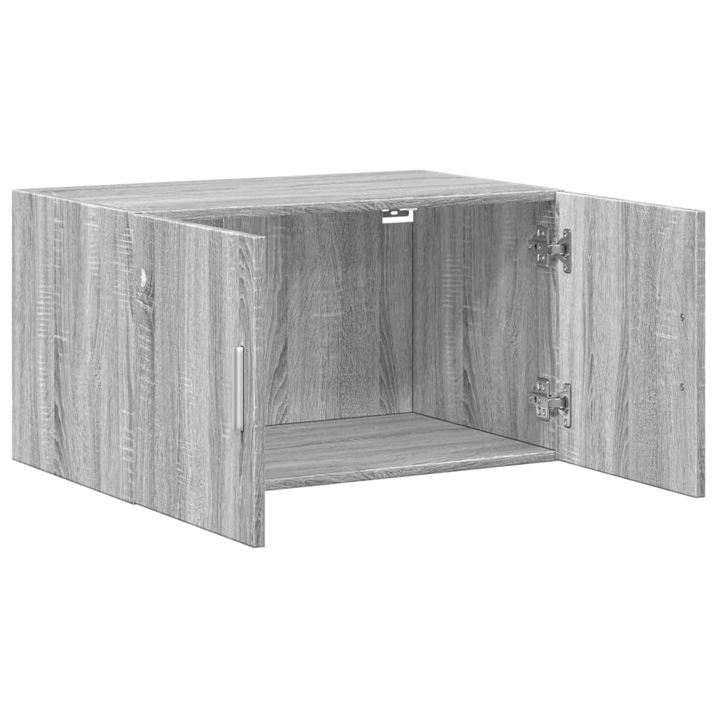 Wandkast 70x42,5x40 cm bewerkt hout grijs sonoma - AllerleiShop