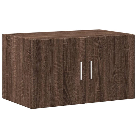 Wandkast 70x42,5x40 cm bewerkt hout bruin eikenkleur - AllerleiShop