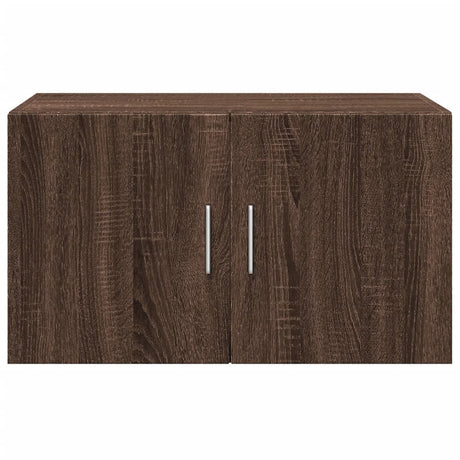 Wandkast 70x42,5x40 cm bewerkt hout bruin eikenkleur - AllerleiShop