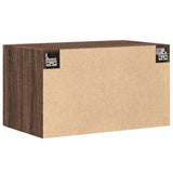 Wandkast 70x42,5x40 cm bewerkt hout bruin eikenkleur - AllerleiShop