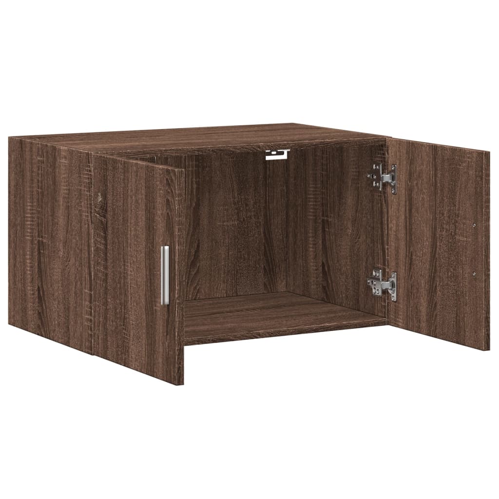 Wandkast 70x42,5x40 cm bewerkt hout bruin eikenkleur - AllerleiShop