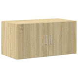 Wandkast 80x42,5x40 cm bewerkt hout sonoma eikenkleurig - AllerleiShop