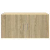 Wandkast 80x42,5x40 cm bewerkt hout sonoma eikenkleurig - AllerleiShop