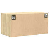 Wandkast 80x42,5x40 cm bewerkt hout sonoma eikenkleurig - AllerleiShop