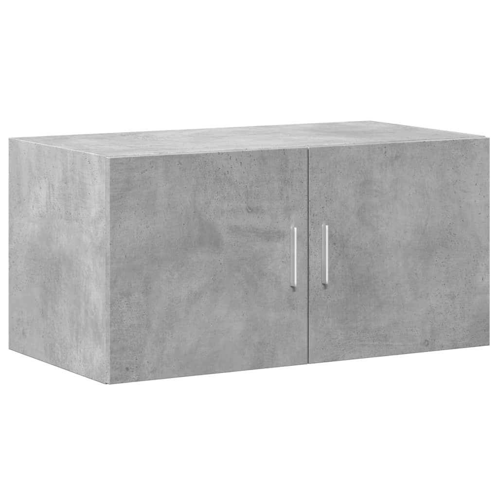 Wandkast 80x42,5x40 cm bewerkt hout betongrijs - AllerleiShop