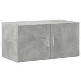 Wandkast 80x42,5x40 cm bewerkt hout betongrijs - AllerleiShop