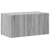 Wandkast 80x42,5x40 cm bewerkt hout grijs sonoma eikenkleurig - AllerleiShop