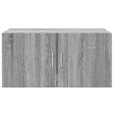 Wandkast 80x42,5x40 cm bewerkt hout grijs sonoma eikenkleurig - AllerleiShop