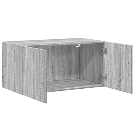 Wandkast 80x42,5x40 cm bewerkt hout grijs sonoma eikenkleurig - AllerleiShop