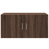 Wandkast 80x42,5x40 cm bewerkt hout bruin eikenkleur - AllerleiShop