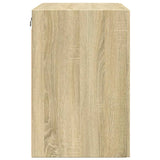 Wandkast 80x42,5x64 cm bewerkt hout sonoma eikenkleurig - AllerleiShop