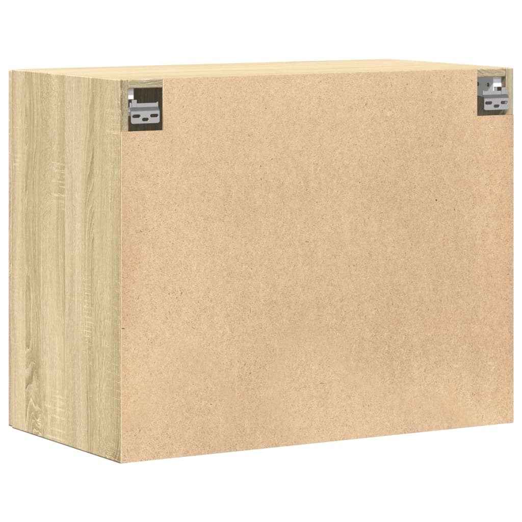 Wandkast 80x42,5x64 cm bewerkt hout sonoma eikenkleurig - AllerleiShop