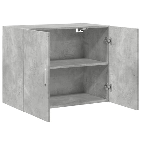 Wandkast 80x42,5x64 cm bewerkt hout betongrijs - AllerleiShop