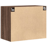 Wandkast 80x42,5x64 cm bewerkt hout bruin eikenkleur - AllerleiShop