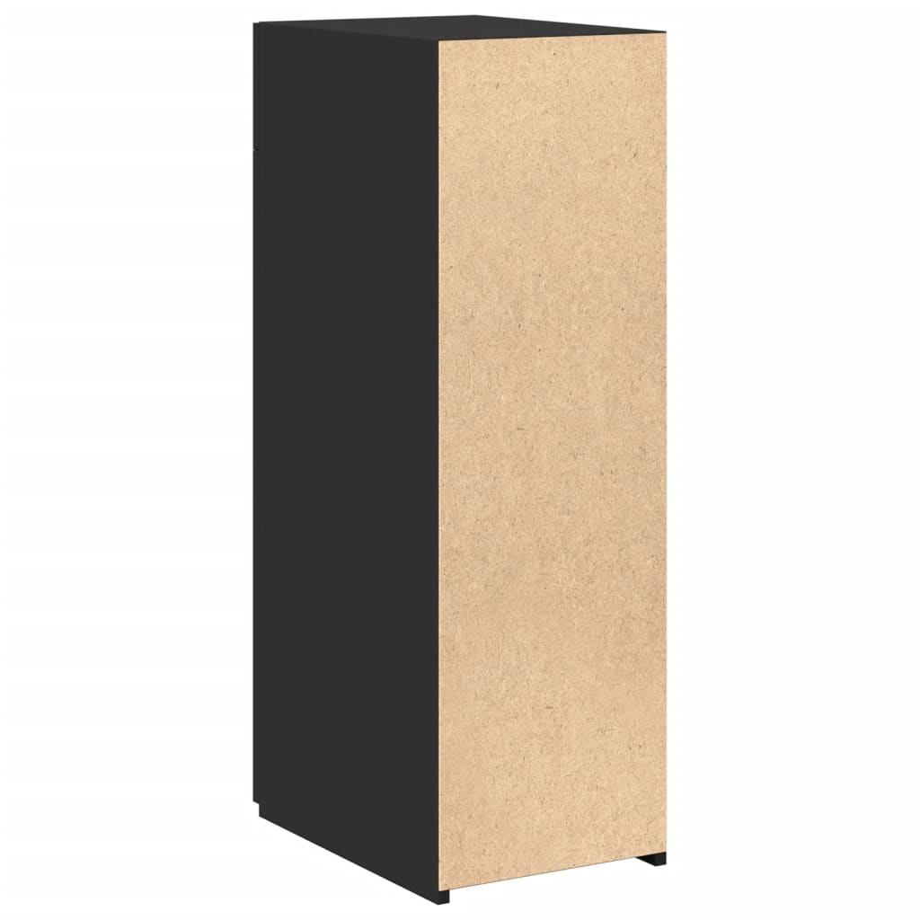 Dressoir 30x42,5x93 cm bewerkt hout zwart - AllerleiShop