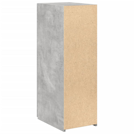 Dressoir 30x42,5x93 cm bewerkt hout betongrijs - AllerleiShop