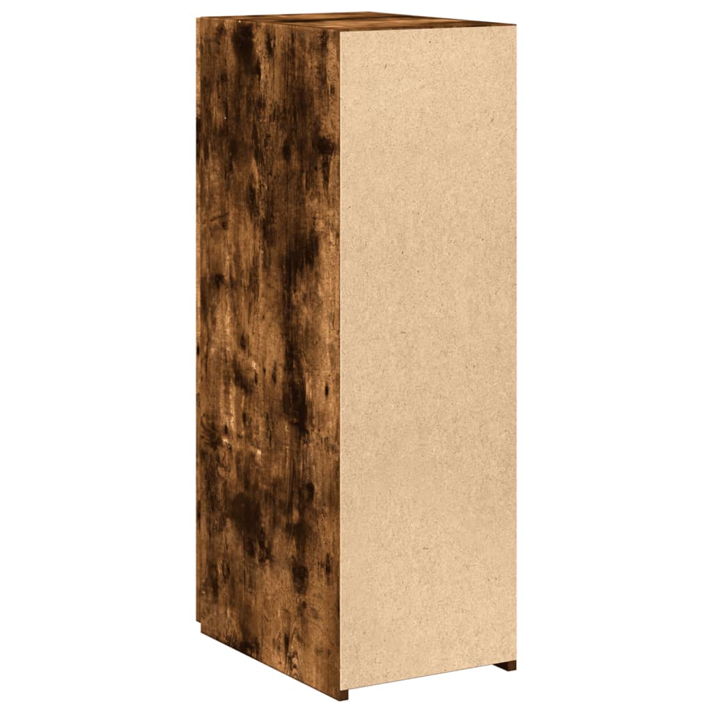 Dressoir 30x42,5x93 cm bewerkt hout gerookt eikenkleurig - AllerleiShop