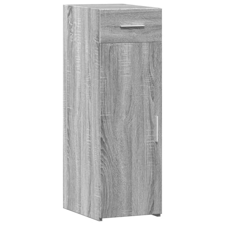 Dressoir 30x42,5x93 cm bewerkt hout grijs sonoma eikenkleurig - AllerleiShop