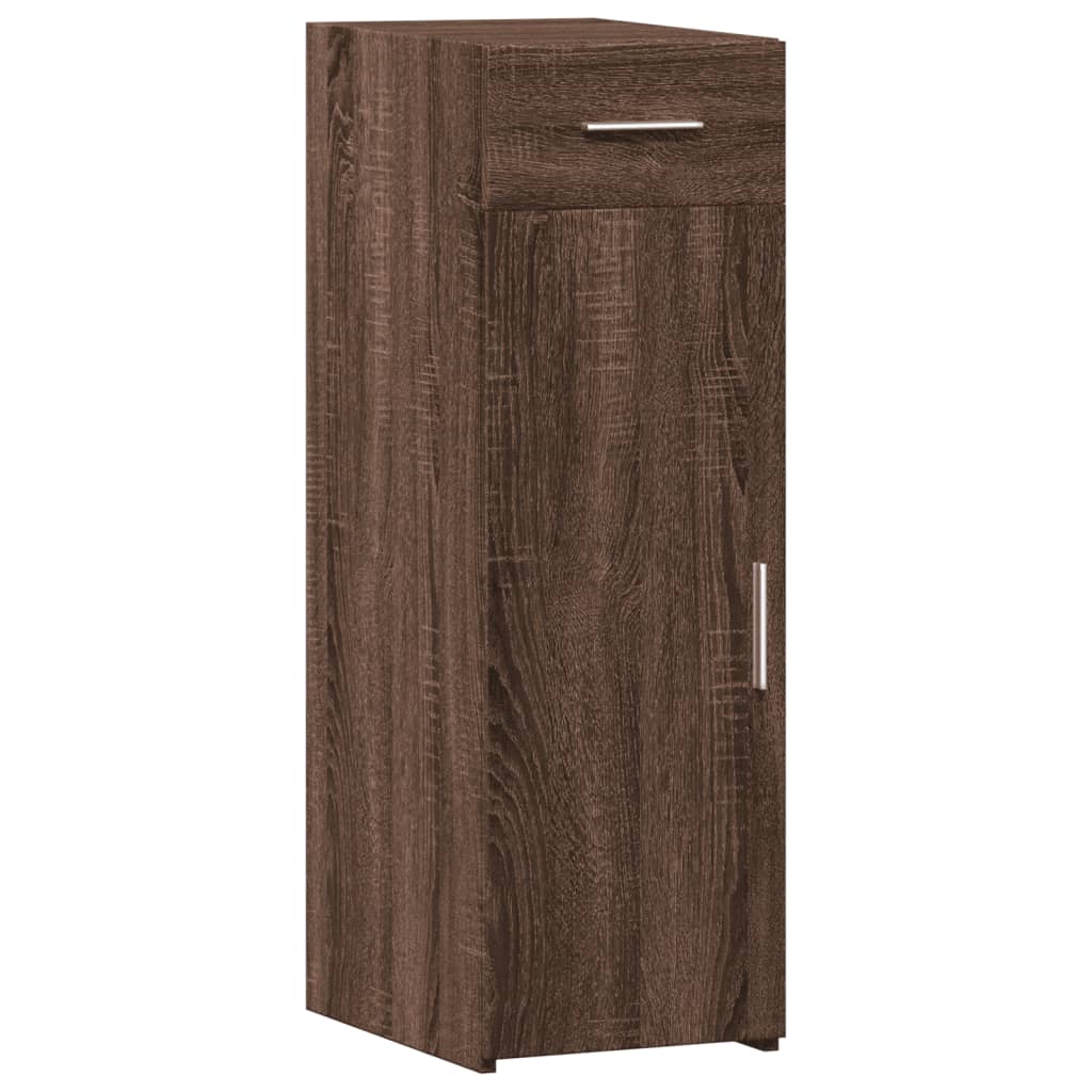 Dressoir 30x42,5x93 cm bewerkt hout bruin eikenkleur - AllerleiShop