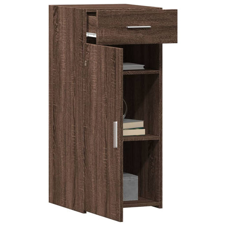 Dressoir 40x42,5x93 cm bewerkt hout bruin eikenkleur - AllerleiShop