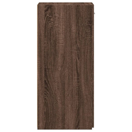 Dressoir 40x42,5x93 cm bewerkt hout bruin eikenkleur - AllerleiShop