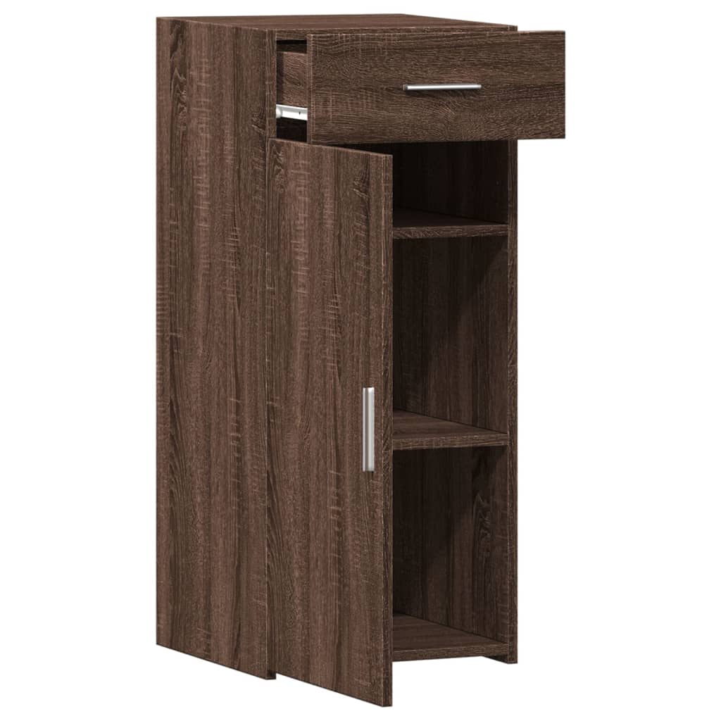 Dressoir 40x42,5x93 cm bewerkt hout bruin eikenkleur - AllerleiShop