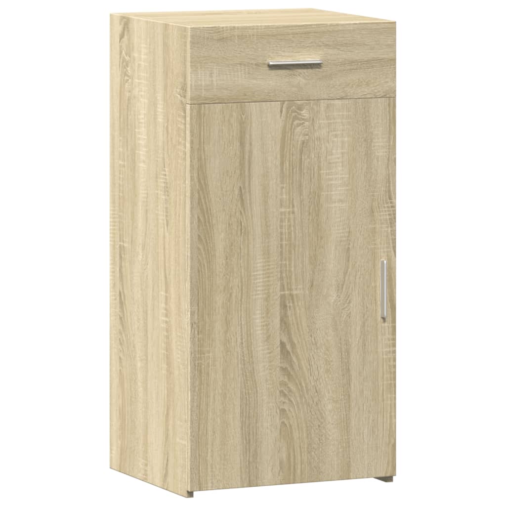 Dressoir 45x42,5x93 cm bewerkt hout sonoma eikenkleurig - AllerleiShop