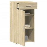 Dressoir 45x42,5x93 cm bewerkt hout sonoma eikenkleurig - AllerleiShop