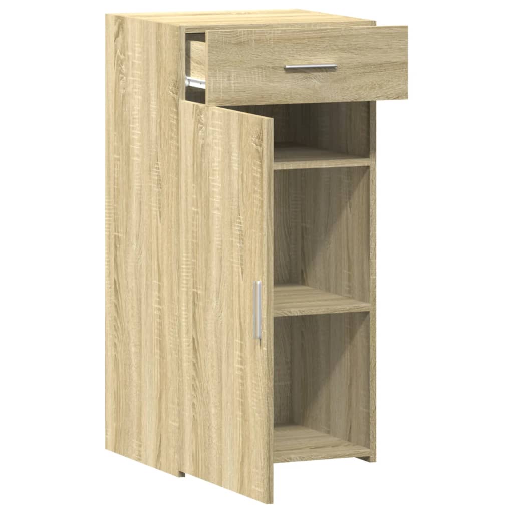 Dressoir 45x42,5x93 cm bewerkt hout sonoma eikenkleurig - AllerleiShop