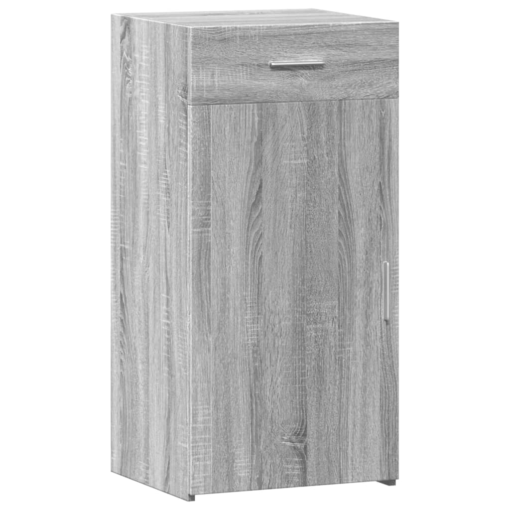 Dressoir 45x42,5x93 cm bewerkt hout grijs sonoma eikenkleurig - AllerleiShop