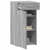 Dressoir 45x42,5x93 cm bewerkt hout grijs sonoma eikenkleurig - AllerleiShop