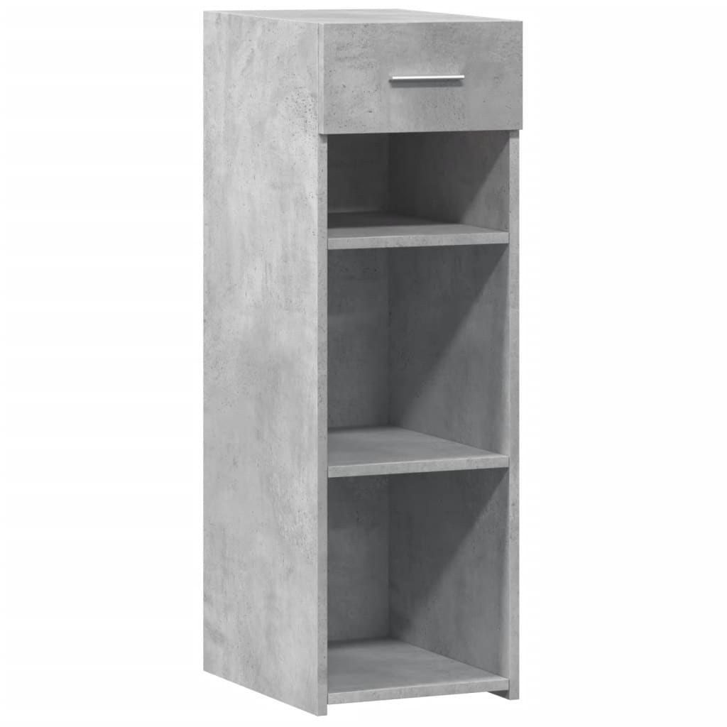 Dressoir 30x42,5x93 cm bewerkt hout betongrijs - AllerleiShop