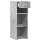 Dressoir 30x42,5x93 cm bewerkt hout betongrijs - AllerleiShop