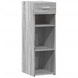 Dressoir 30x42,5x93 cm bewerkt hout grijs sonoma eikenkleurig - AllerleiShop