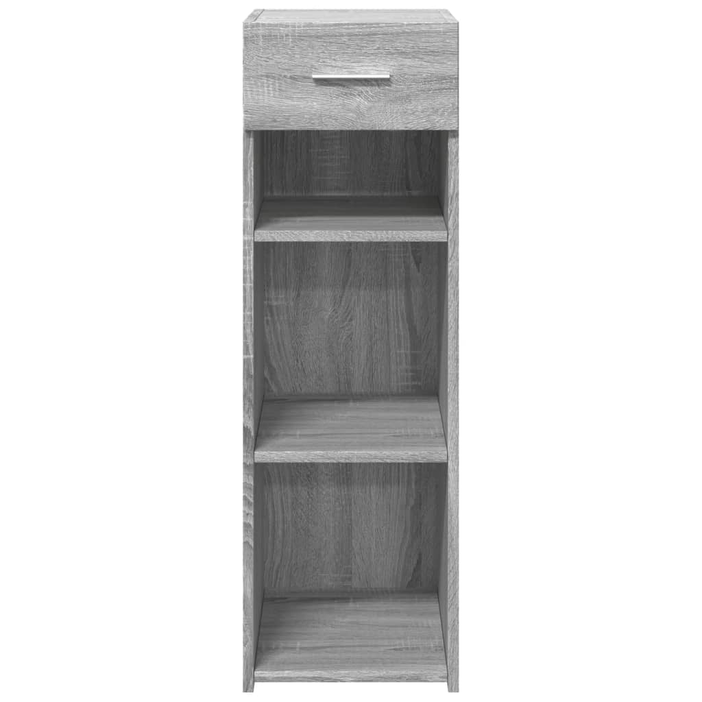 Dressoir 30x42,5x93 cm bewerkt hout grijs sonoma eikenkleurig - AllerleiShop