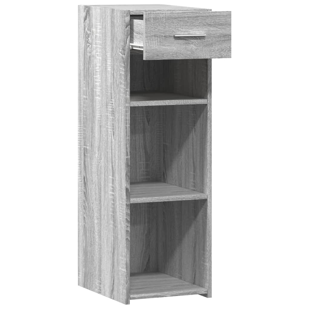 Dressoir 30x42,5x93 cm bewerkt hout grijs sonoma eikenkleurig - AllerleiShop