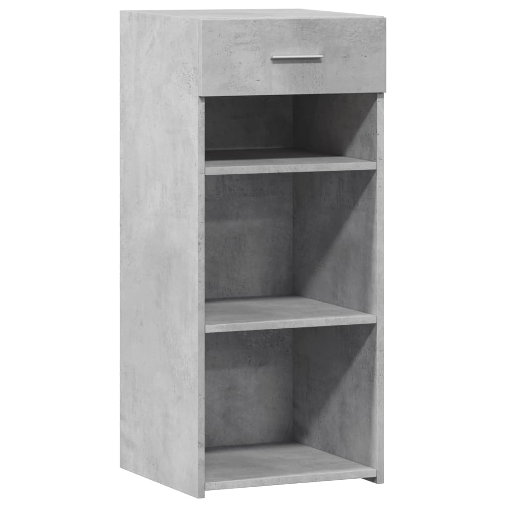 Dressoir 40x42,5x93 cm bewerkt hout betongrijs - AllerleiShop