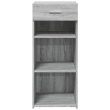 Dressoir 40x42,5x93 cm bewerkt hout grijs sonoma eikenkleur - AllerleiShop