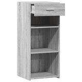 Dressoir 40x42,5x93 cm bewerkt hout grijs sonoma eikenkleur - AllerleiShop