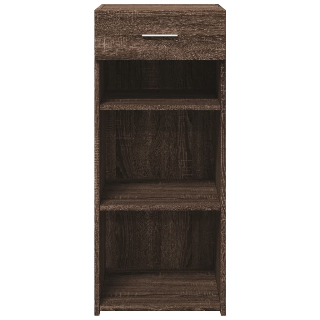 Dressoir 40x42,5x93 cm bewerkt hout bruin eikenkleur - AllerleiShop