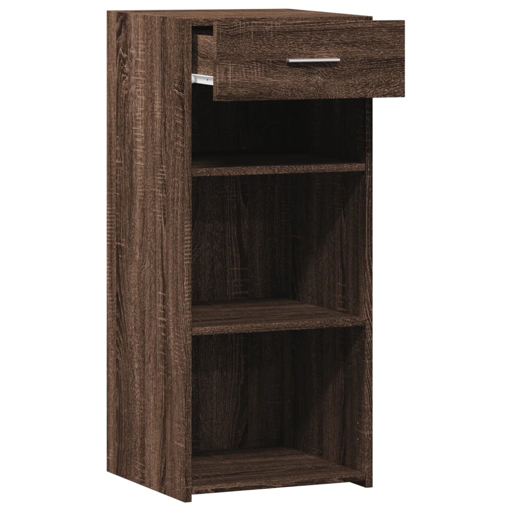 Dressoir 40x42,5x93 cm bewerkt hout bruin eikenkleur - AllerleiShop