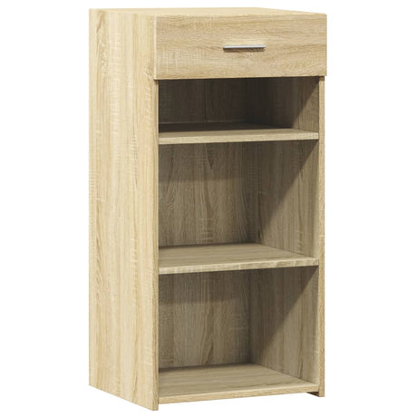 Dressoir 45x42,5x93 cm bewerkt hout sonoma eikenkleurig - AllerleiShop