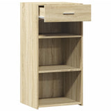 Dressoir 45x42,5x93 cm bewerkt hout sonoma eikenkleurig - AllerleiShop