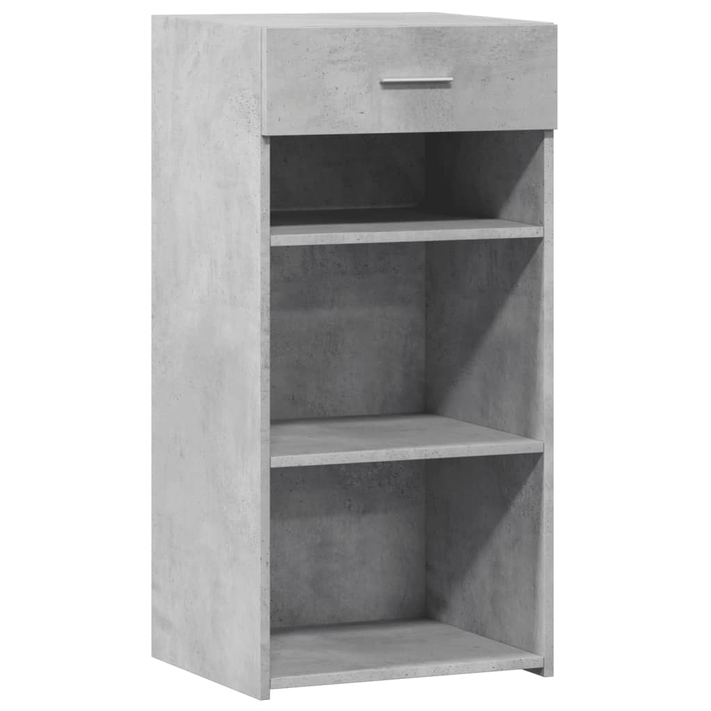 Dressoir 45x42,5x93 cm bewerkt hout betongrijs - AllerleiShop