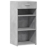 Dressoir 45x42,5x93 cm bewerkt hout betongrijs - AllerleiShop