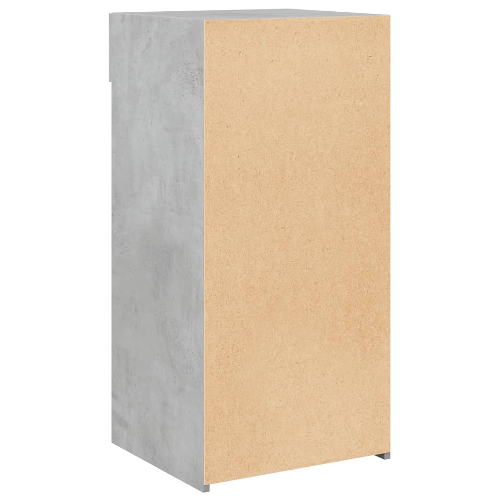 Dressoir 45x42,5x93 cm bewerkt hout betongrijs - AllerleiShop