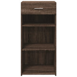 Dressoir 45x42,5x93 cm bewerkt hout bruin eikenkleur - AllerleiShop